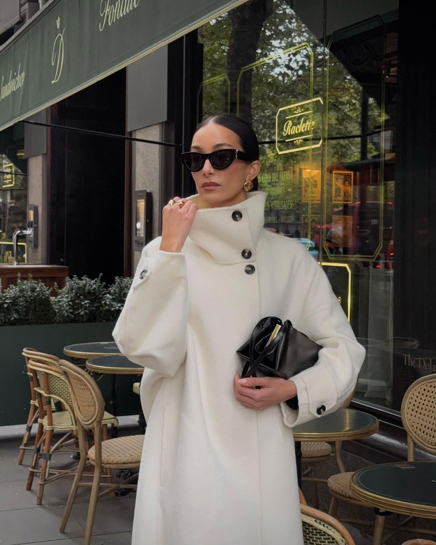 Women's Ivory Long Coat