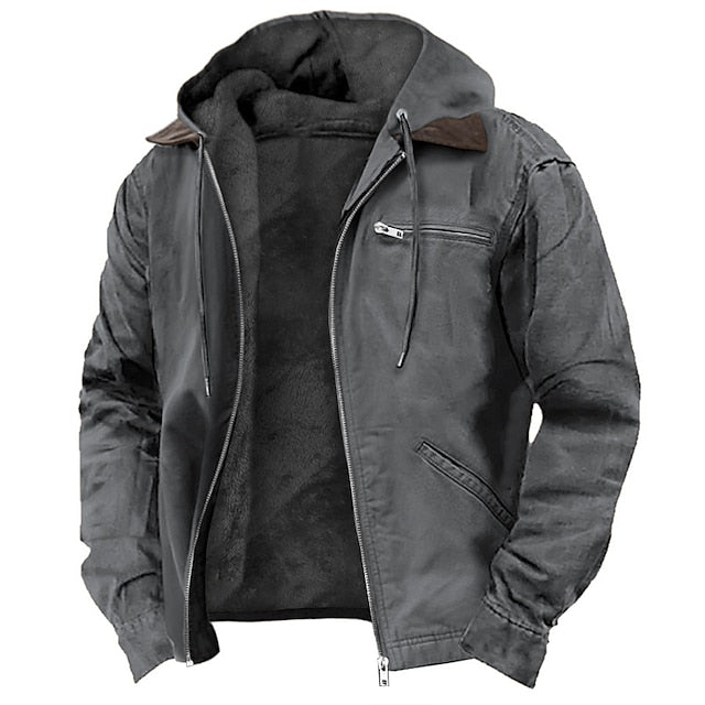 Men's Zipper Jacket With Pockets