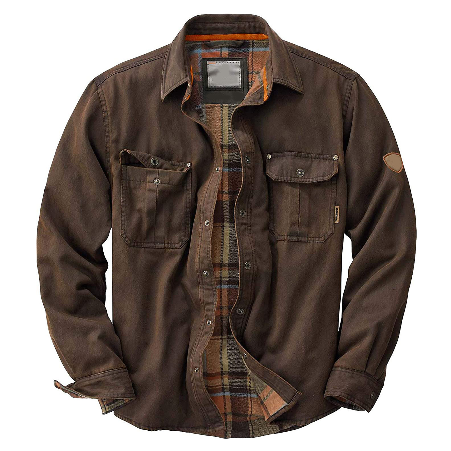 Men's Waxed Trucker Jacket Durable Water-Resistant