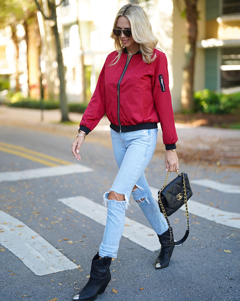 Image of Stephanie | Women's Lightweight Bomber Jacket