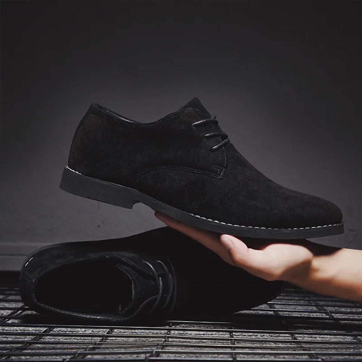 Men's Suede Formal Shoes Classic Brown
