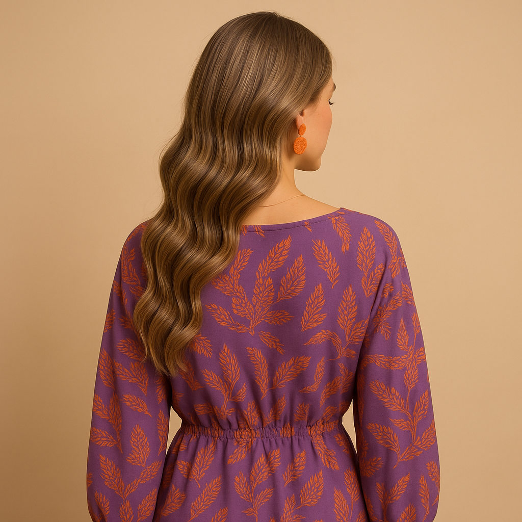 Sustainable luxury A-line dress for women made from breathable cotton blend, ideal for office, casual, and formal occasions year-round.