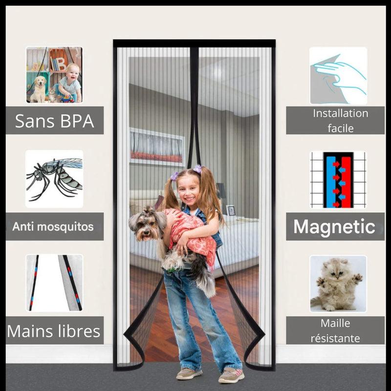 Magnetic Screen Door Hands Insect Barrier