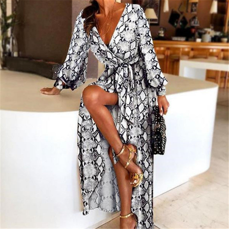 Women's Bohemian Maxi Dress Flowy