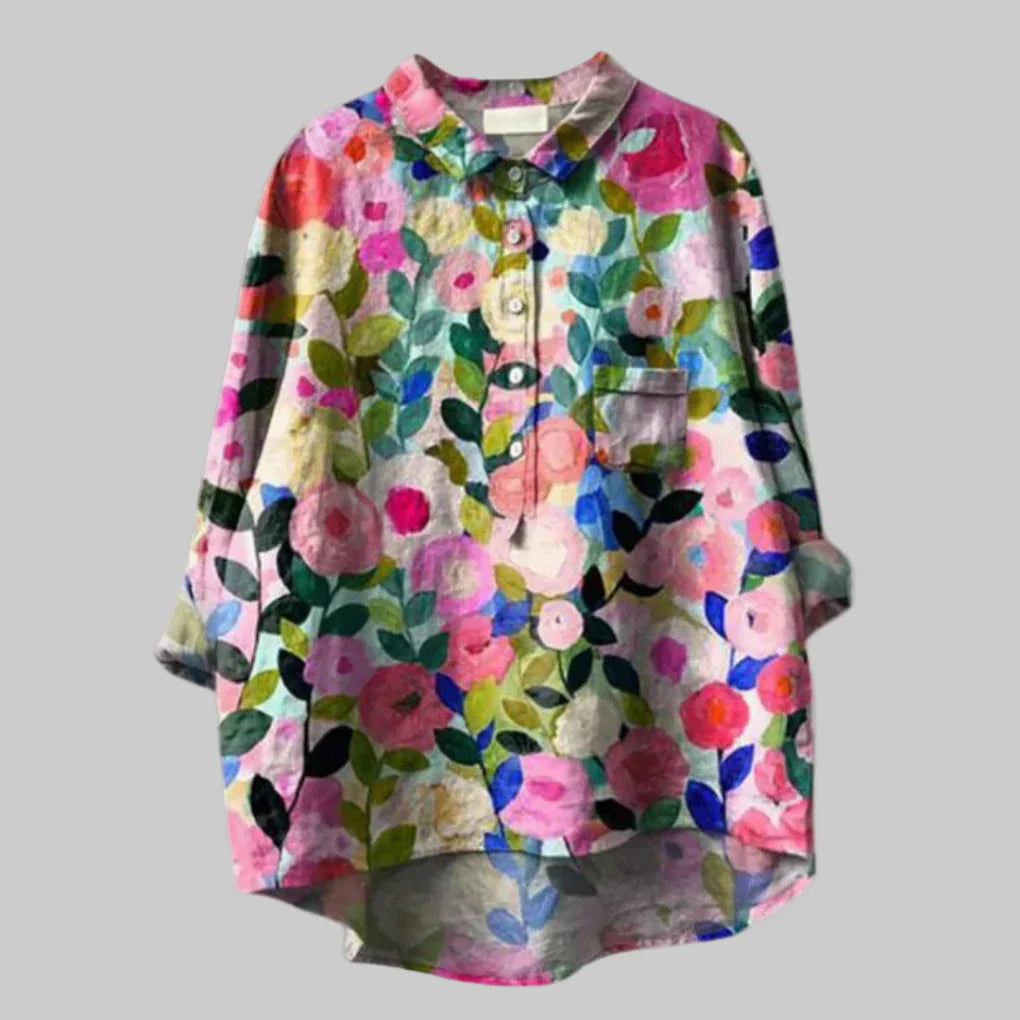Women's Floral Blouse Casual Wear