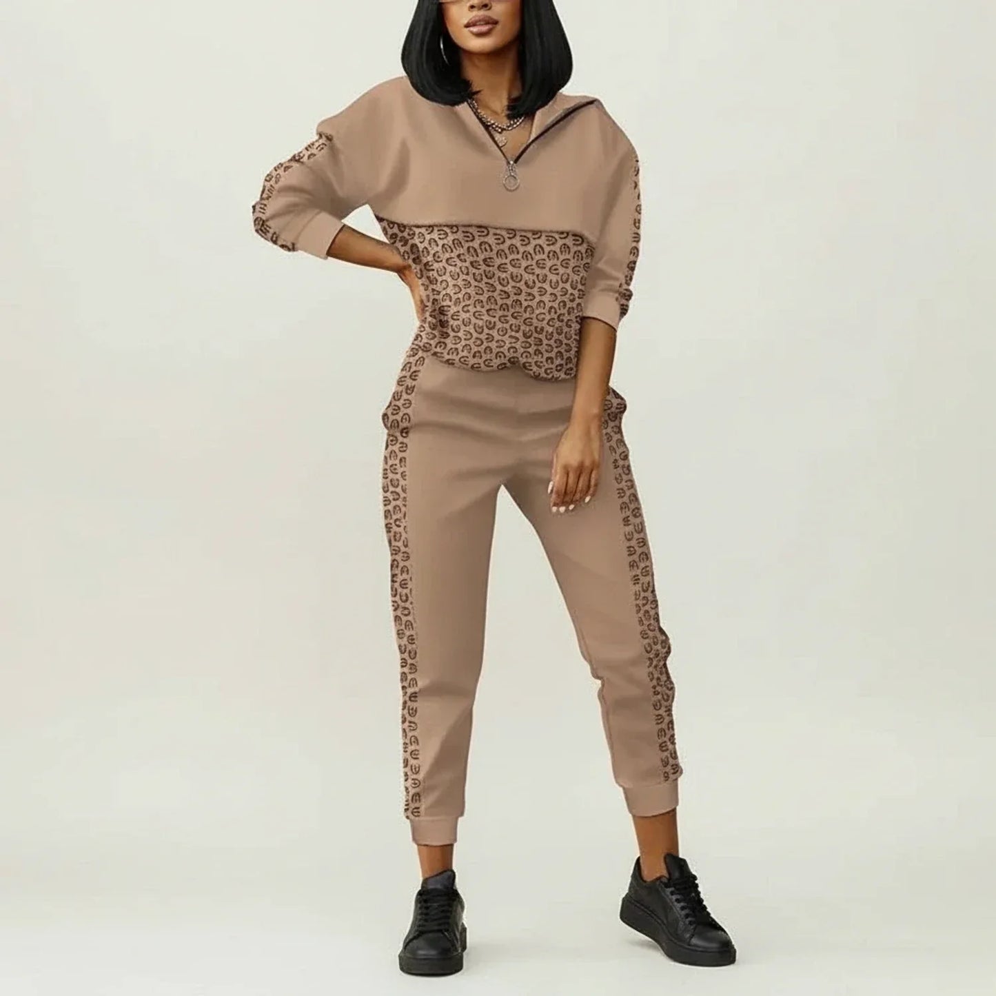 Comfortable Women's 2 Piece Tracksuit Set