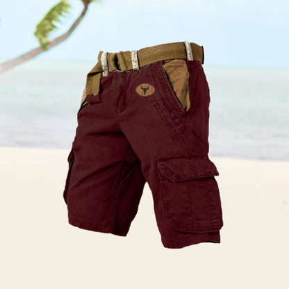 Men's Cargo Shorts Comfortable Versatile Beige