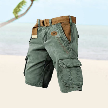 Men's Cargo Shorts Comfortable Versatile Beige
