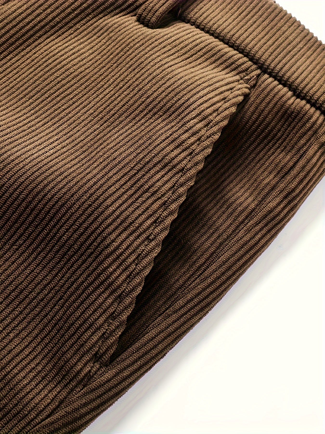 Rugged Textured Cord Pants