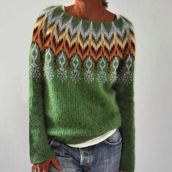 Women's Fair Isle Knit Sweater