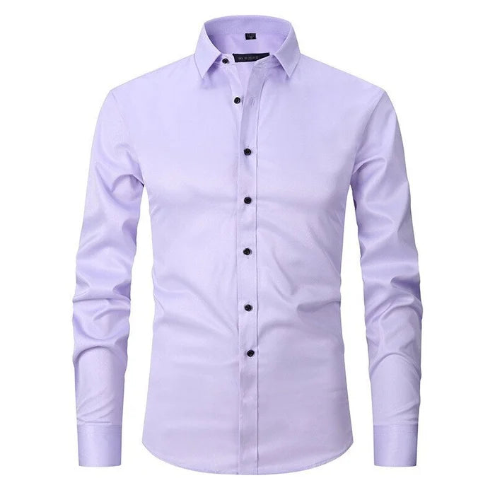 Men's Button Shirt Wrinkle Resistant Cotton