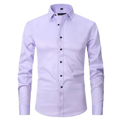 Men's Button Shirt Wrinkle Resistant Cotton