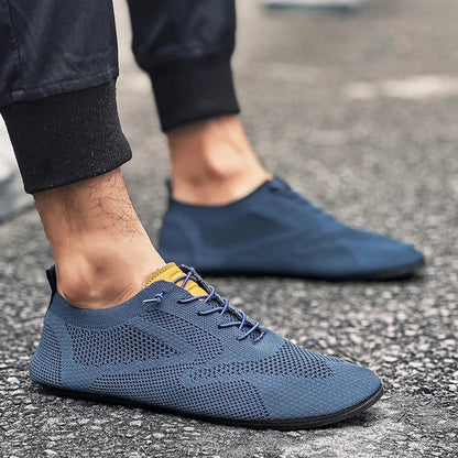 Men's Slip On Shoes Low Knit Lace Detail