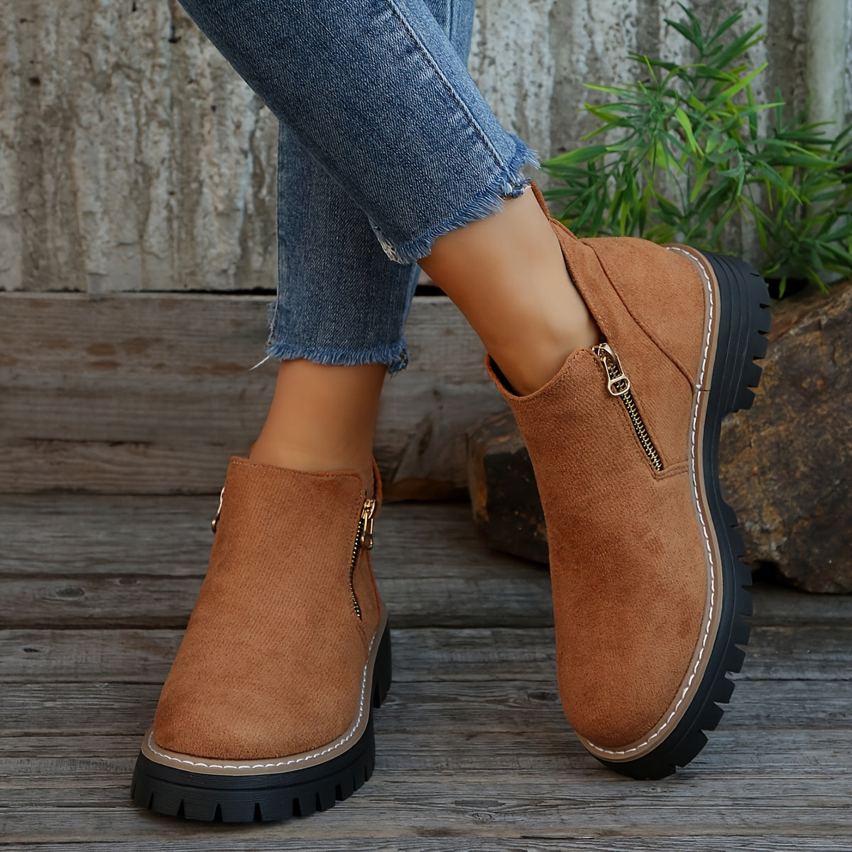Comfortable Women's Ankle Boots with Arch Support