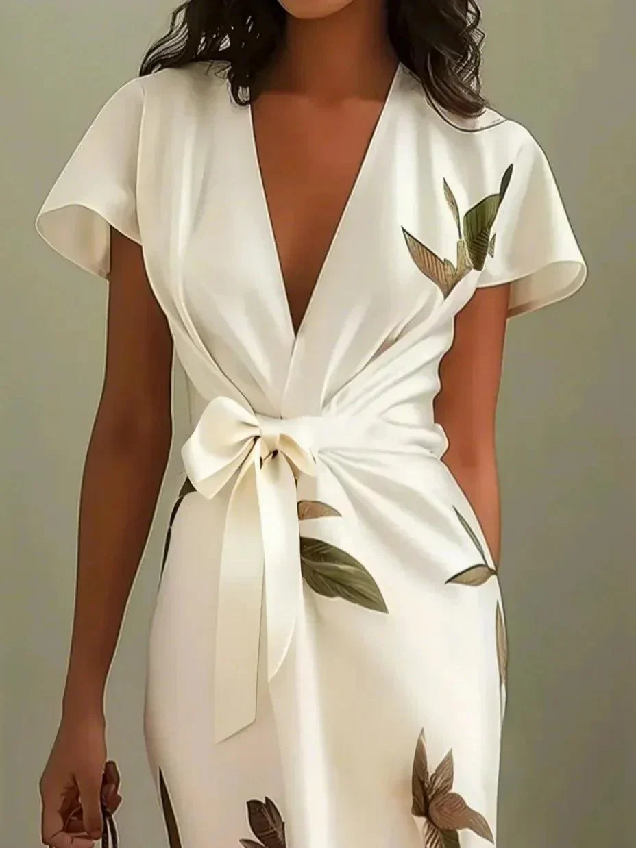 Elegant Women's Wrap Around Dress