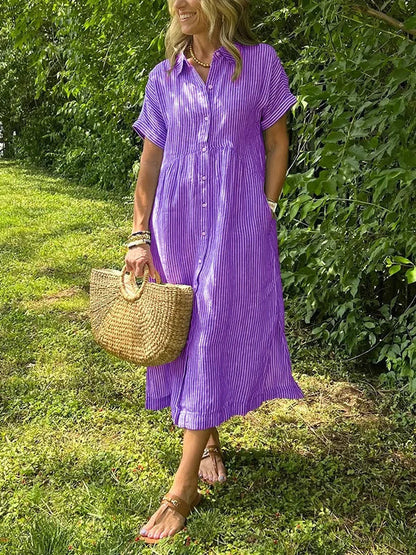 Casual Fit Shirt Dress