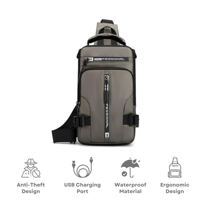 Men's Convertible Crossbody Anti-Theft Bag