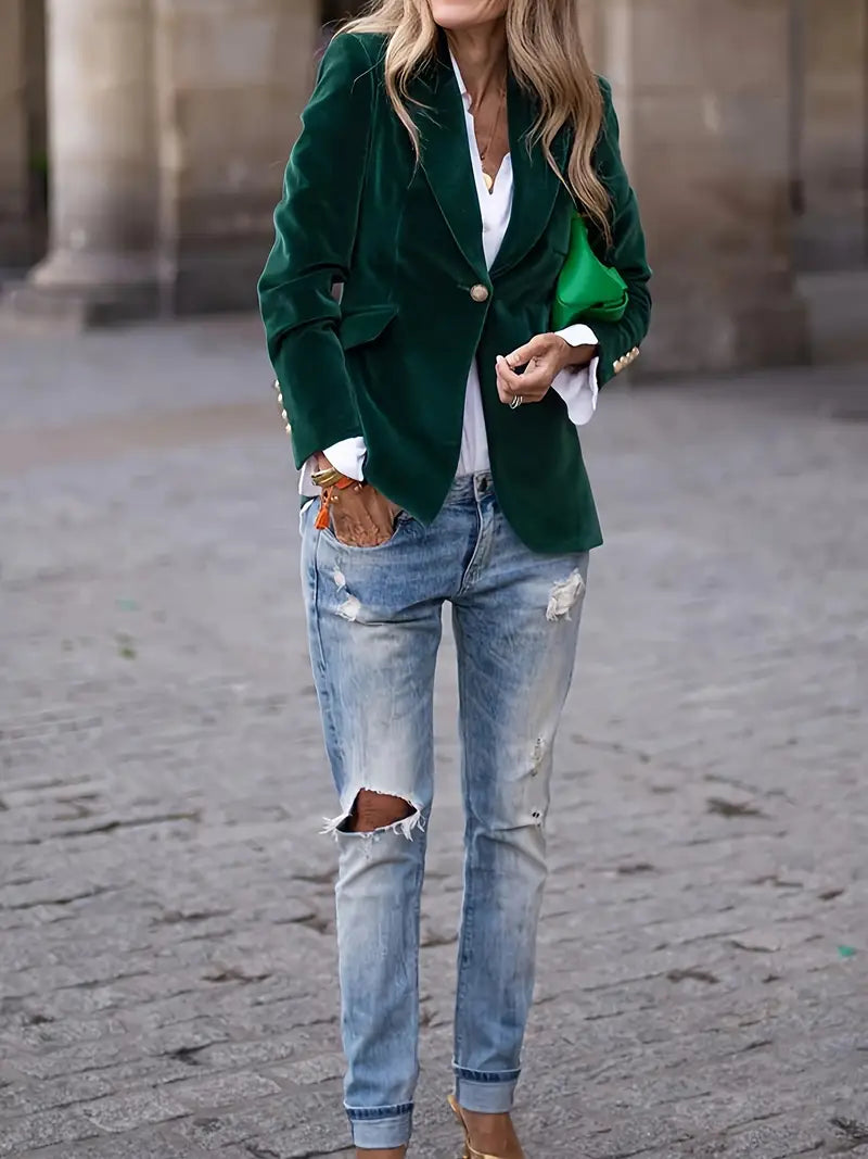 Luxurious Soft Velvet Jacket