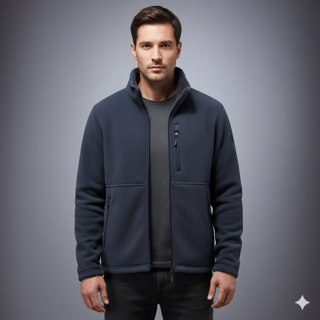 Men's Fleece Hooded Winter Jackets Warm Cotton