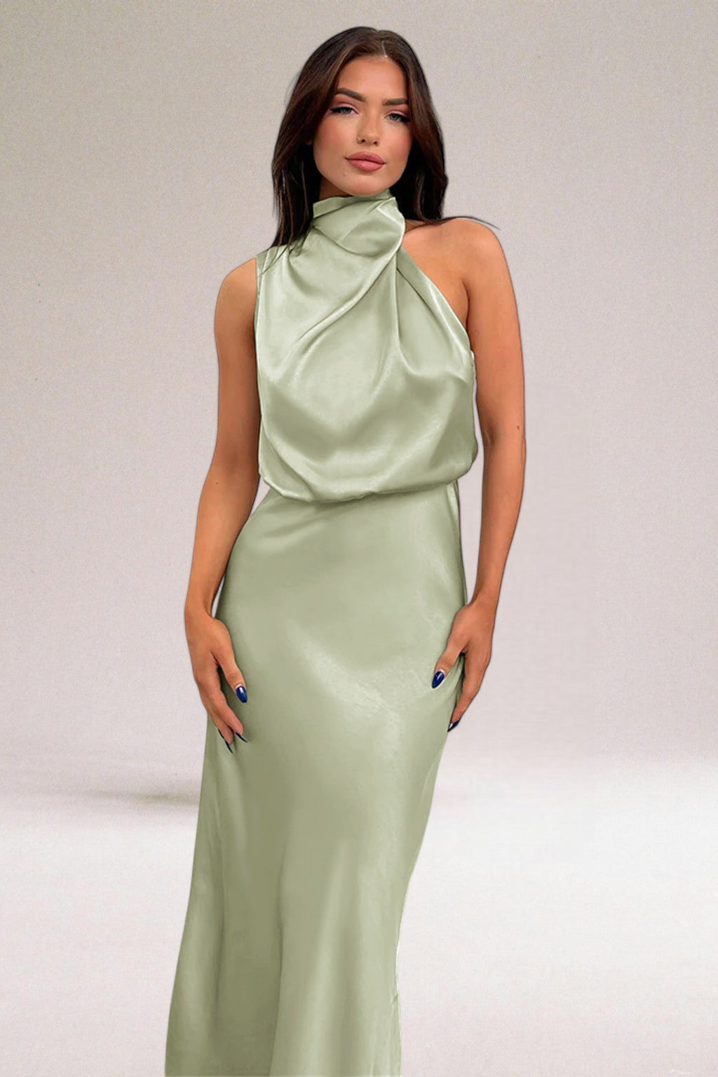 Women's Halter Neck Dress - VibreMode