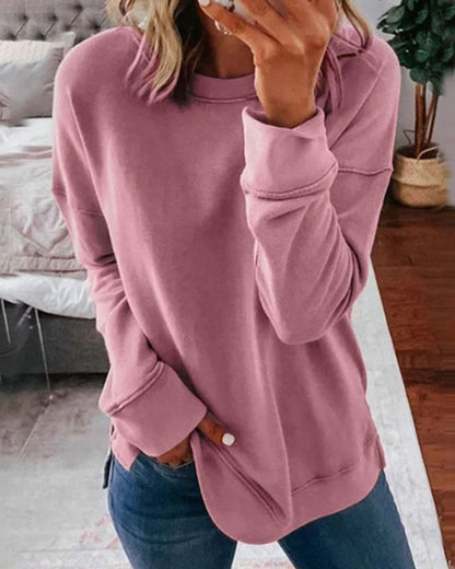 Comfortable Vintage Crew Neck Sweatshirt