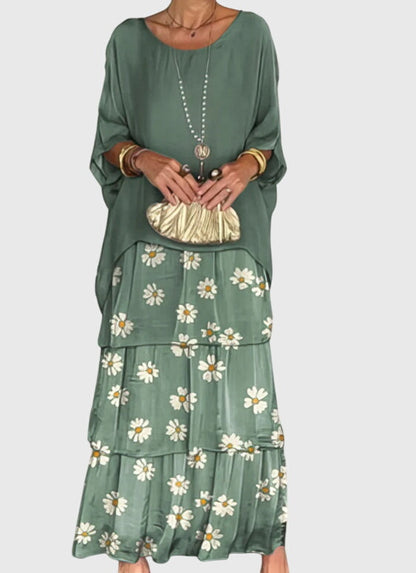 Boho Chic Flowy Maxi Dress for Women