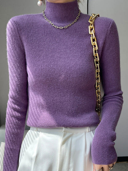 Classic Fit Crew Neck Knit Sweater