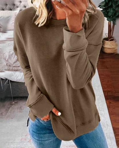 Comfortable Vintage Crew Neck Sweatshirt