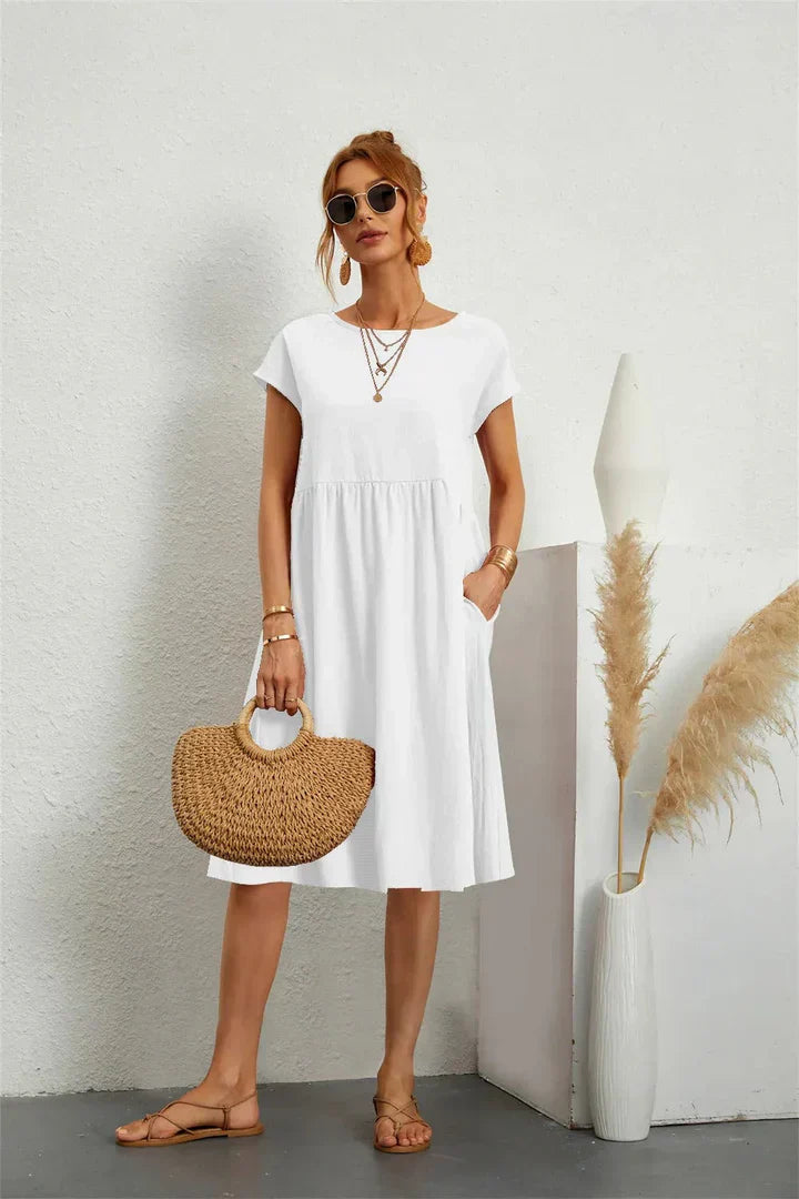 Women's Casual Pocket Dress