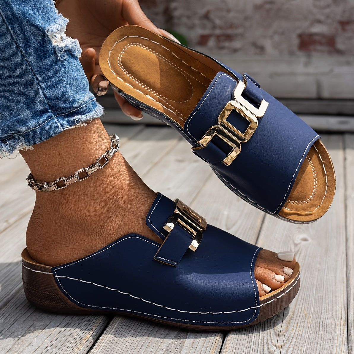 Nola | Ladies Comfort Sandals - VibreMode