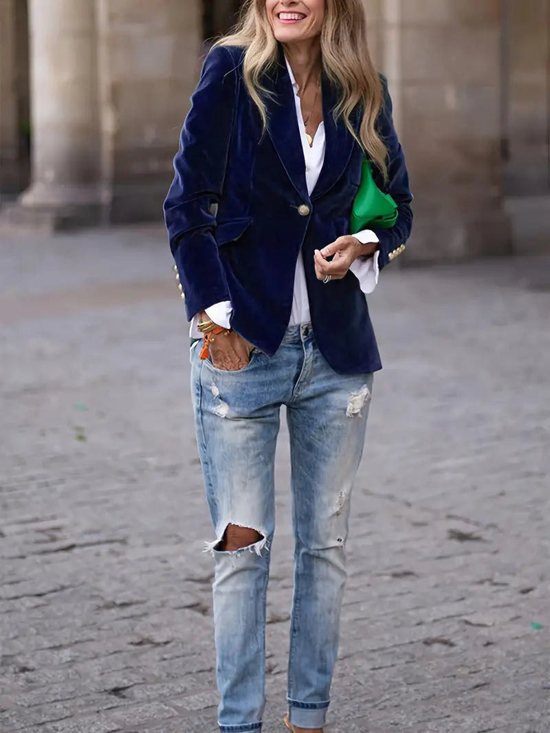 Luxurious Soft Velvet Jacket