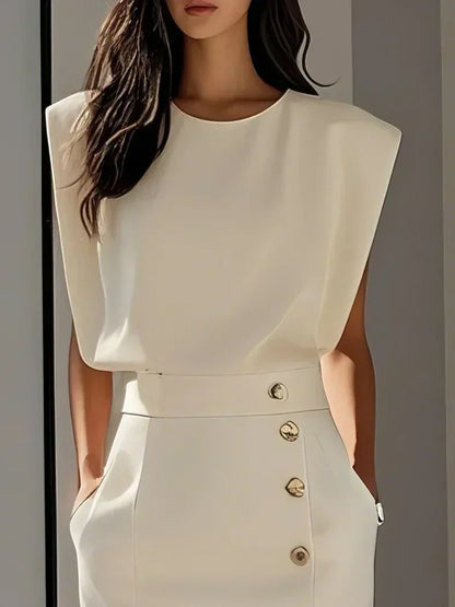 Women's Structured Midi Dress