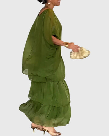 Boho Chic Flowy Maxi Dress for Women