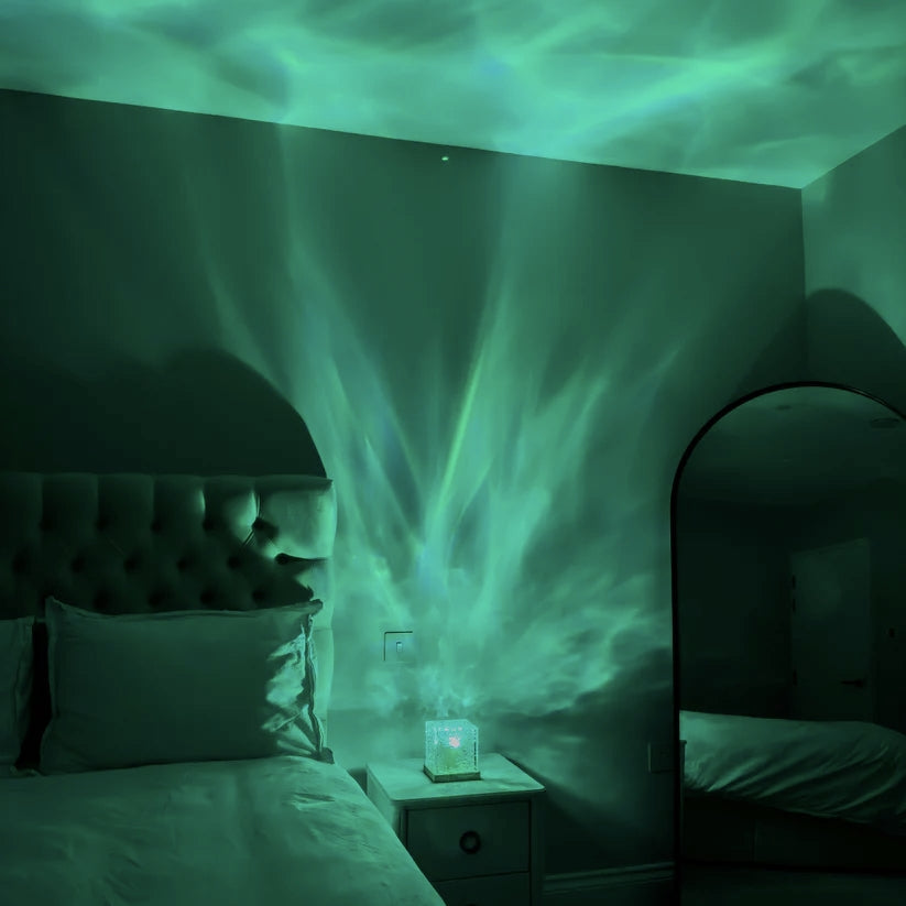 Colorful Ocean Wave Table Lamp