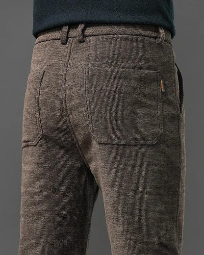 Rugged Textured Corduroy Trousers