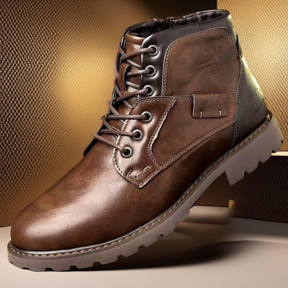 Men's Zipper Boots