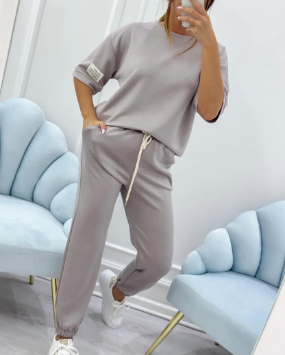 Women's T-Shirt And Jogger Pants Set