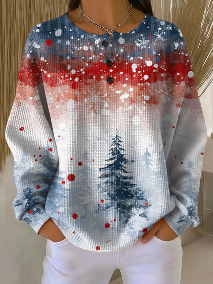 Festive Holiday Crew Neck Sweater - VibreMode