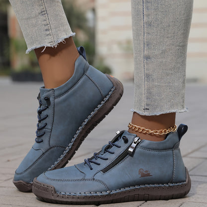 Ladies Comfortable Spring Lace Up Walking Shoes