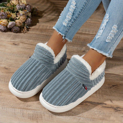 Women's Fleece Slippers Non-Slip Sole