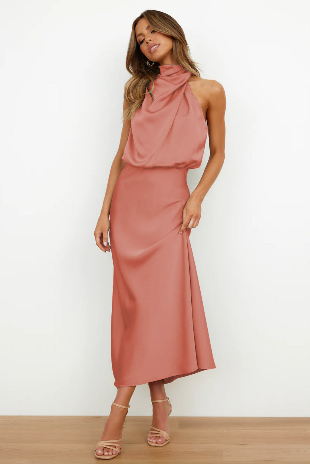 Luxurious Satin Evening Gown