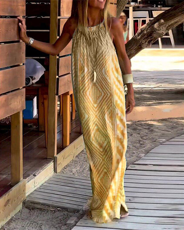 Vintage Floral Off Shoulder Maxi Dress