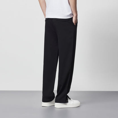 Men's Pleated Wide Leg Pants