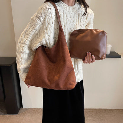 Women's Suede Shoulder Bag