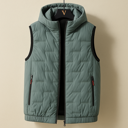 Men's Quilted Padded Vest - VibreMode
