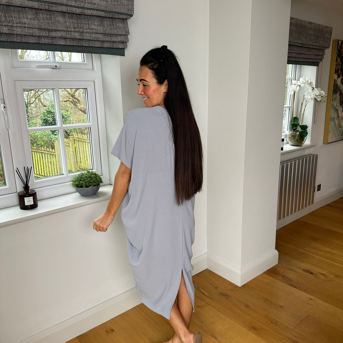 Chic V-neck Sundress for Women