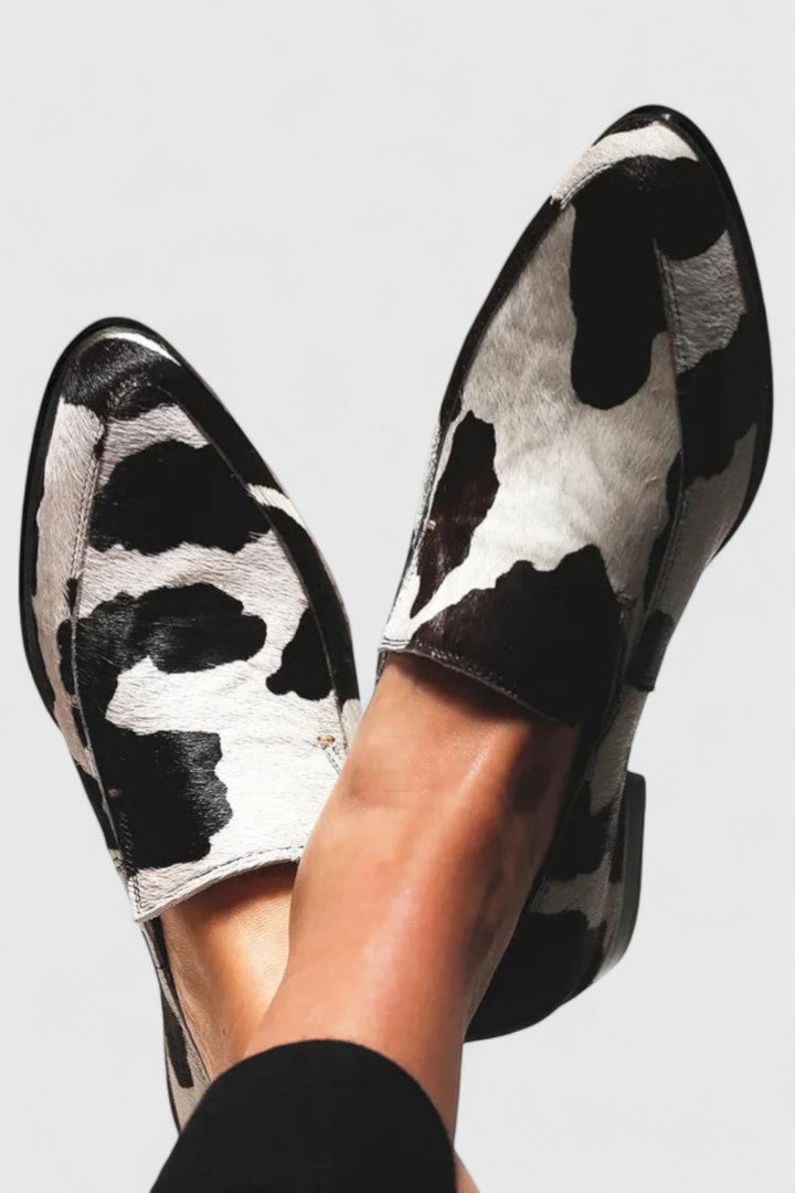 Classic Leather Slip On Shoes - VibreMode