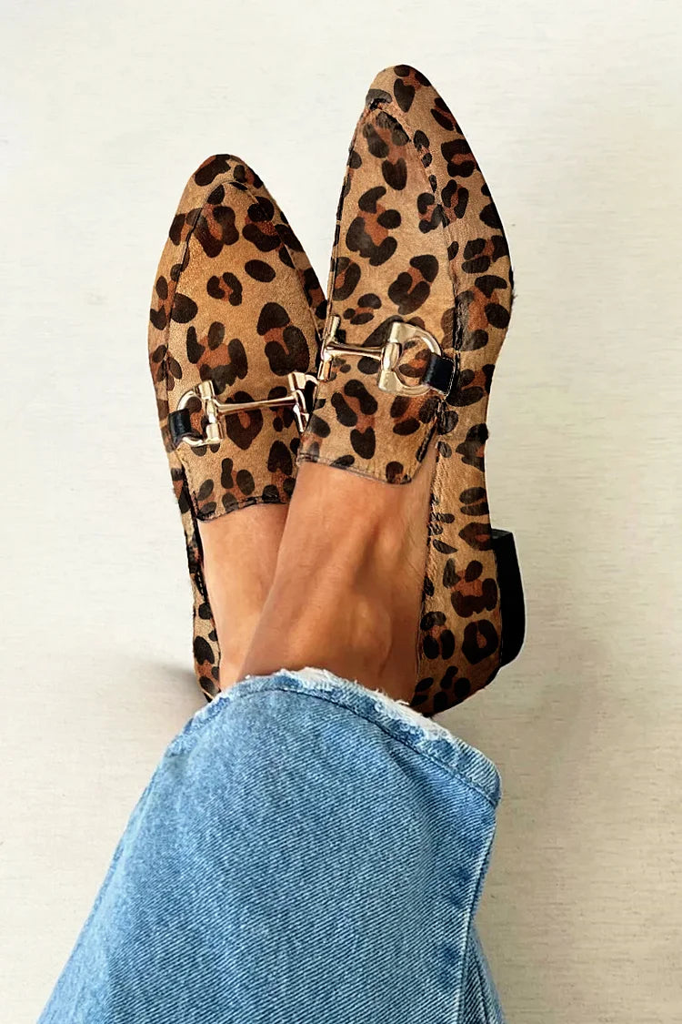 Women's Metallic Detail Loafers - VibreMode