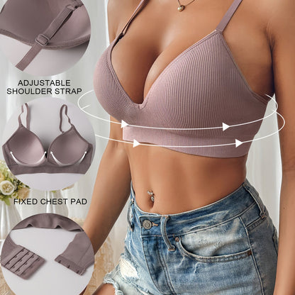 Women's Slim Push-Up Bra Breathable Anti-Slip Design