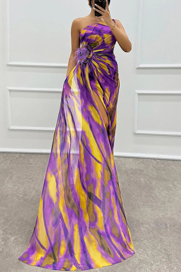 Women's Maxi Dress Floral Wedding Guest